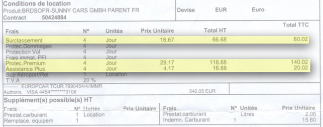 Lokaal huurcontract Frankrijk voorbeeld 2