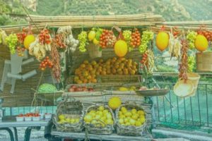 Lokaal marktje met fruit