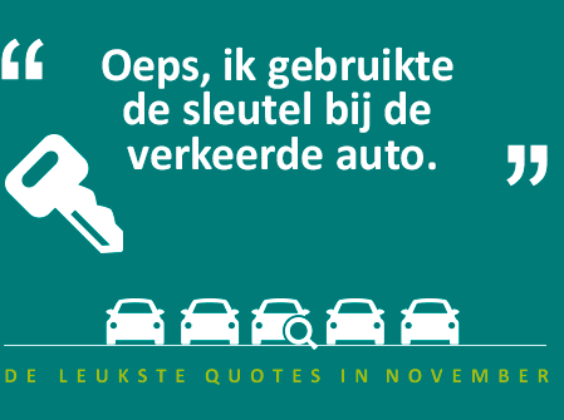 De quotes van november – “De sleutel doet het niet?”