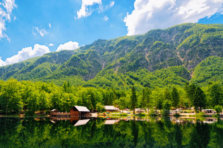 camping-of-rv-caravan-trailers-near-bohinj-lake-of-slovenia