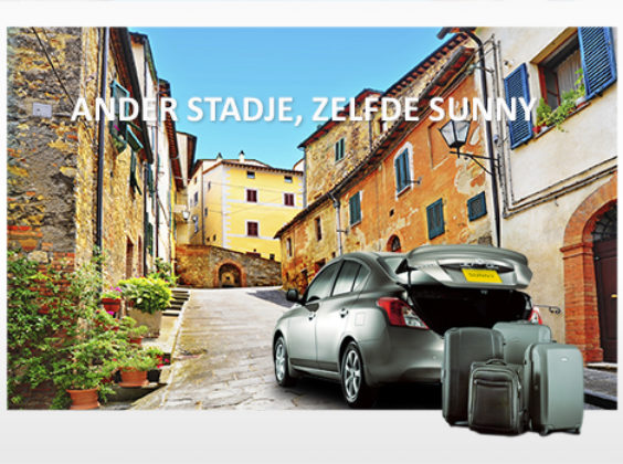 Nissan Sunny vakantiekiekjes