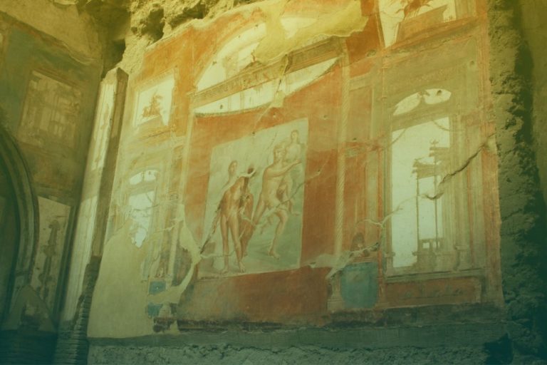 italie-herculaneum-romeinse-fresco