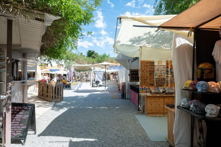 people-at-the-las-dalias-hippie-market-in-san-carlos-in-ibiza-in-2024